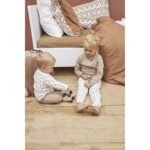 Meyco Baby babypyjama 2-pack Mini Panther - Offwhite/Sand - Afbeelding 2