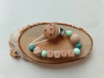 Speenkoord gepersonaliseerd - Groen /mint - Afbeelding 2