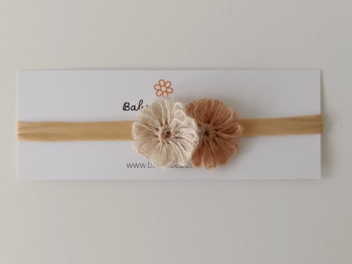 Dun haarbandje met bloemen - Afbeelding 1