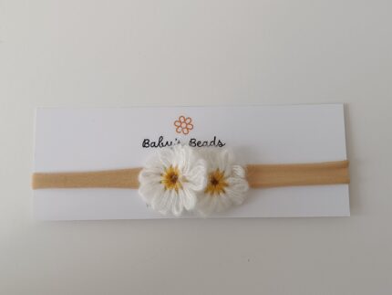 Dun haarbandje met bloemen
