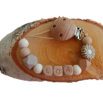 Speenkoord gepersonaliseerd - Beige