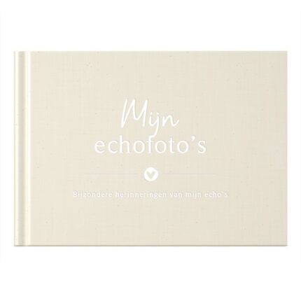 Mijn echoboekje - Linnen Beige