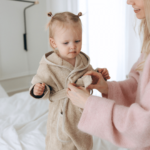 Badjas Sandstone Grey/ Beige - Afbeelding 3