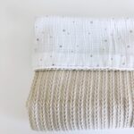 Babydeken - Wit met sterren