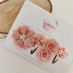 Haarspeldjes Baby's Beads x Love Kidz - Oudroze