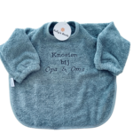 Mouwslab Knoeien bij Opa en Oma - blauw