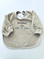 Mouwslab Knoeien bij Opa en Oma - beige - Afbeelding 2